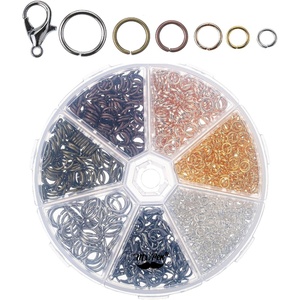 image:imageMr Pen Open Jump Rings Set 1014 pcs  Champagne Metal Jump Rings with Lobster Clasps 6 Assorted Sizes 410 mm Jewelry Making Findings for DIY Crafts BraceletsAssorted Colors