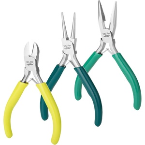 image:imageMr Pen Pliers for Jewelry Making 3 Pack Chain Nose  Round Nose Pliers Set and Wire Cutter for Beading Wire Wrapping Jump Rings Jewelry Repair Crafting DIYShades of Green