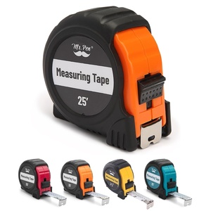image:imageMr Pen Retractable Tape Measure 25 ft Purple Easy Read  Steel Retractable Measuring Tape with Fractions Ideal for Construction amp DIY ProjectsOrangeBlack