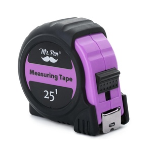 image:imageMr Pen Retractable Tape Measure 25 ft Purple Easy Read  Steel Retractable Measuring Tape with Fractions Ideal for Construction amp DIY ProjectsPastel Purple