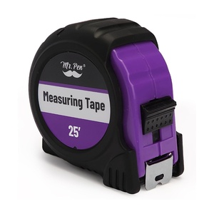 image:imageMr Pen Retractable Tape Measure 25 ft Purple Easy Read  Steel Retractable Measuring Tape with Fractions Ideal for Construction amp DIY ProjectsPurple