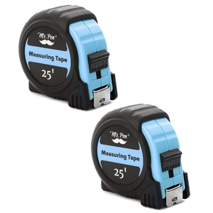 image:imageMr Pen Retractable Tape Measure 25 ft Purple Easy Read  Steel Retractable Measuring Tape with Fractions Ideal for Construction amp DIY ProjectsSky Blue