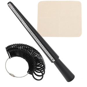 image:imageMr Pen Ring Sizer Measuring Tool Set  Ring Sizer Guage amp Plastic Ring Mandrel with 1 Polishing Cloth Ring Sizer Ring Measure for Fingers Ring Sizing Kit