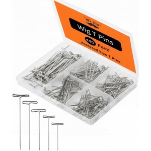 image:imageMr Pen TPins Bulk 440 Pack 5 Sizes Straight Wigs Pins  Sewing TPins for Blocking Knitting Wig Making and Crafts Sewing amp Office Wall440 Pack