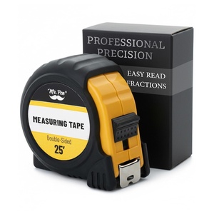 image:imageMr Pen Tape Measure 25Foot Yellow Steel Measuring Tape  Easy Read Tape Measure with Fractions Retractable Measuring Tape