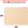 image:imageMr Pen Blank Wooden Puzzle 24 Pieces 118 x 88  Wooden Blank Puzzles to Draw on24 pcs  118 x 88