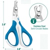 image:imageMr Pen Cat Nail Clipper Stainless Steel  Professional Sharp Cat Claw Trimmer for Small and Medium Cats Pet Nail Clipper with Sturdy Non Slip HandleBlue  White