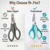image:imageMr Pen Cat Nail Clipper Stainless Steel  Professional Sharp Cat Claw Trimmer for Small and Medium Cats Pet Nail Clipper with Sturdy Non Slip HandleBlue