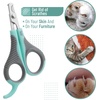 image:imageMr Pen Cat Nail Clipper Stainless Steel  Professional Sharp Cat Claw Trimmer for Small and Medium Cats Pet Nail Clipper with Sturdy Non Slip HandleBlue  Gray