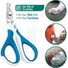image:imageMr Pen Cat Nail Clipper Stainless Steel  Professional Sharp Cat Claw Trimmer for Small and Medium Cats Pet Nail Clipper with Sturdy Non Slip HandleBlue  White