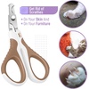 image:imageMr Pen Cat Nail Clipper Stainless Steel  Professional Sharp Cat Claw Trimmer for Small and Medium Cats Pet Nail Clipper with Sturdy Non Slip HandleBrown