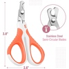 image:imageMr Pen Cat Nail Clipper Stainless Steel  Professional Sharp Cat Claw Trimmer for Small and Medium Cats Pet Nail Clipper with Sturdy Non Slip HandleCoral