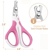 image:imageMr Pen Cat Nail Clipper Stainless Steel  Professional Sharp Cat Claw Trimmer for Small and Medium Cats Pet Nail Clipper with Sturdy Non Slip HandleDark Pink