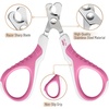 image:imageMr Pen Cat Nail Clipper Stainless Steel  Professional Sharp Cat Claw Trimmer for Small and Medium Cats Pet Nail Clipper with Sturdy Non Slip HandleDark Pink