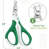 image:imageMr Pen Cat Nail Clipper Stainless Steel  Professional Sharp Cat Claw Trimmer for Small and Medium Cats Pet Nail Clipper with Sturdy Non Slip HandleGreen  White