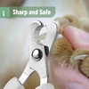 image:imageMr Pen Cat Nail Clipper Stainless Steel  Professional Sharp Cat Claw Trimmer for Small and Medium Cats Pet Nail Clipper with Sturdy Non Slip HandleGreyTea Green