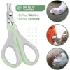 image:imageMr Pen Cat Nail Clipper Stainless Steel  Professional Sharp Cat Claw Trimmer for Small and Medium Cats Pet Nail Clipper with Sturdy Non Slip HandleGreyTea Green