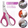 image:imageMr Pen Cat Nail Clipper Stainless Steel  Professional Sharp Cat Claw Trimmer for Small and Medium Cats Pet Nail Clipper with Sturdy Non Slip HandleGreyFandango Violet