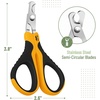image:imageMr Pen Cat Nail Clipper Stainless Steel  Professional Sharp Cat Claw Trimmer for Small and Medium Cats Pet Nail Clipper with Sturdy Non Slip HandleOrangeBlack