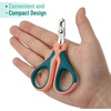 image:imageMr Pen Cat Nail Clipper Stainless Steel  Professional Sharp Cat Claw Trimmer for Small and Medium Cats Pet Nail Clipper with Sturdy Non Slip HandlePeachTeal
