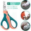 image:imageMr Pen Cat Nail Clipper Stainless Steel  Professional Sharp Cat Claw Trimmer for Small and Medium Cats Pet Nail Clipper with Sturdy Non Slip HandlePeachTeal