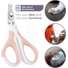 image:imageMr Pen Cat Nail Clipper Stainless Steel  Professional Sharp Cat Claw Trimmer for Small and Medium Cats Pet Nail Clipper with Sturdy Non Slip HandlePink