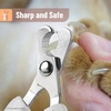 image:imageMr Pen Cat Nail Clipper Stainless Steel  Professional Sharp Cat Claw Trimmer for Small and Medium Cats Pet Nail Clipper with Sturdy Non Slip HandleRaspberry Red  White