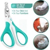 image:imageMr Pen Cat Nail Clipper Stainless Steel  Professional Sharp Cat Claw Trimmer for Small and Medium Cats Pet Nail Clipper with Sturdy Non Slip HandleSky Blue
