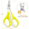 image:imageMr Pen Cat Nail Clipper Stainless Steel  Professional Sharp Cat Claw Trimmer for Small and Medium Cats Pet Nail Clipper with Sturdy Non Slip HandleWhiteLime Green