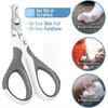 image:imageMr Pen Cat Nail Clipper Stainless Steel  Professional Sharp Cat Claw Trimmer for Small and Medium Cats Pet Nail Clipper with Sturdy Non Slip HandleWhite  Gray