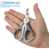 image:imageMr Pen Cat Nail Clipper Stainless Steel  Professional Sharp Cat Claw Trimmer for Small and Medium Cats Pet Nail Clipper with Sturdy Non Slip HandleWhite  Gray