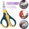 image:imageMr Pen Cat Nail Clipper Stainless Steel  Professional Sharp Cat Claw Trimmer for Small and Medium Cats Pet Nail Clipper with Sturdy Non Slip HandleYellowDark Teal