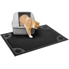 image:imageMr Pen Large Cat Litter Mat 235X 352 Brown  Trapping Mat for Litter Box Cat Rug LargeBlack
