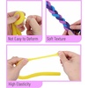 image:imageMr Pen Monkey Noodle Fidget Toy 18 Pack Colorful  Monkey Noodles Fidget Toy Strong and Durable High Elasticity Non Toxic Stretches Up to 5 Feet Christmas GiftAssorted Colors