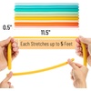 image:imageMr Pen Monkey Noodle Fidget Toy 18 Pack Colorful  Monkey Noodles Fidget Toy Strong and Durable High Elasticity Non Toxic Stretches Up to 5 Feet Christmas GiftOcean Shades