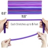 image:imageMr Pen Monkey Noodle Fidget Toy 18 Pack Colorful  Monkey Noodles Fidget Toy Strong and Durable High Elasticity Non Toxic Stretches Up to 5 Feet Christmas GiftPurple Shades
