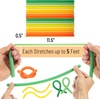 image:imageMr Pen Monkey Noodle Fidget Toy 18 Pack Colorful  Monkey Noodles Fidget Toy Strong and Durable High Elasticity Non Toxic Stretches Up to 5 Feet Christmas GiftTropical Shades