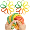 image:imageMr Pen Monkey Noodle Fidget Toy 18 Pack Colorful  Monkey Noodles Fidget Toy Strong and Durable High Elasticity Non Toxic Stretches Up to 5 Feet Christmas GiftTropical Shades