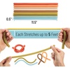 image:imageMr Pen Monkey Noodle Fidget Toy 18 Pack Colorful  Monkey Noodles Fidget Toy Strong and Durable High Elasticity Non Toxic Stretches Up to 5 Feet Christmas GiftEarthy Colors