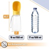 image:imageMr Pen Portable Dog Water Bottle 19 oz Large  Leak Proof Puppy Water Dispenser with Drinking Feeder for Pets Outdoor Walking Hiking Travel Not Dishwasher SafeYellow
