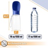 image:imageMr Pen Portable Dog Water Bottle 19 oz Large  Leak Proof Puppy Water Dispenser with Drinking Feeder for Pets Outdoor Walking Hiking Travel Not Dishwasher SafeNavy Blue