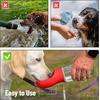 image:imageMr Pen Portable Dog Water Bottle 19 oz Large  Leak Proof Puppy Water Dispenser with Drinking Feeder for Pets Outdoor Walking Hiking Travel Not Dishwasher SafeRed