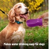image:imageMr Pen Portable Dog Water Bottle 19 oz Large  Leak Proof Puppy Water Dispenser with Drinking Feeder for Pets Outdoor Walking Hiking Travel Not Dishwasher SafePurple