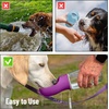 image:imageMr Pen Portable Dog Water Bottle 19 oz Large  Leak Proof Puppy Water Dispenser with Drinking Feeder for Pets Outdoor Walking Hiking Travel Not Dishwasher SafePurple