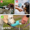 image:imageMr Pen Portable Dog Water Bottle 19 oz Large  Leak Proof Puppy Water Dispenser with Drinking Feeder for Pets Outdoor Walking Hiking Travel Not Dishwasher SafeAqua