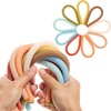 image:imageMr Pen Monkey Noodle Fidget Toy 18 Pack Colorful  Monkey Noodles Fidget Toy Strong and Durable High Elasticity Non Toxic Stretches Up to 5 Feet Christmas GiftEarthy Colors