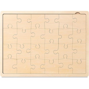 image:imageMr Pen Blank Wooden Puzzle 24 Pieces 118 x 88  Wooden Blank Puzzles to Draw on24 pcs  118 x 88