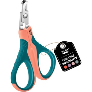 image:imageMr Pen Cat Nail Clipper Stainless Steel  Professional Sharp Cat Claw Trimmer for Small and Medium Cats Pet Nail Clipper with Sturdy Non Slip HandlePeachTeal