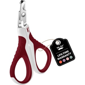 image:imageMr Pen Cat Nail Clipper Stainless Steel  Professional Sharp Cat Claw Trimmer for Small and Medium Cats Pet Nail Clipper with Sturdy Non Slip HandleWine  White