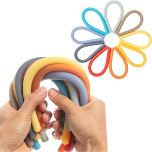 image:imageMr Pen Monkey Noodle Fidget Toy 18 Pack Colorful  Monkey Noodles Fidget Toy Strong and Durable High Elasticity Non Toxic Stretches Up to 5 Feet Christmas GiftRetro Colors